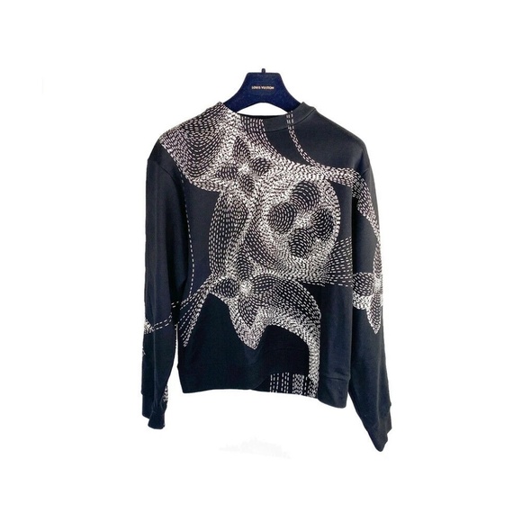 Louis Vuitton   Monogram Flower Printed Sweatshirt Size: US M / EU 48-50 - Picture 2 of 6